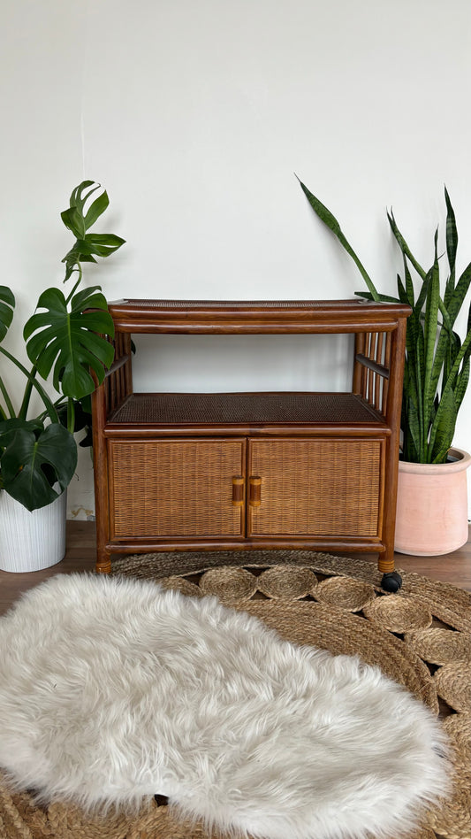 Checkered Bar Cart