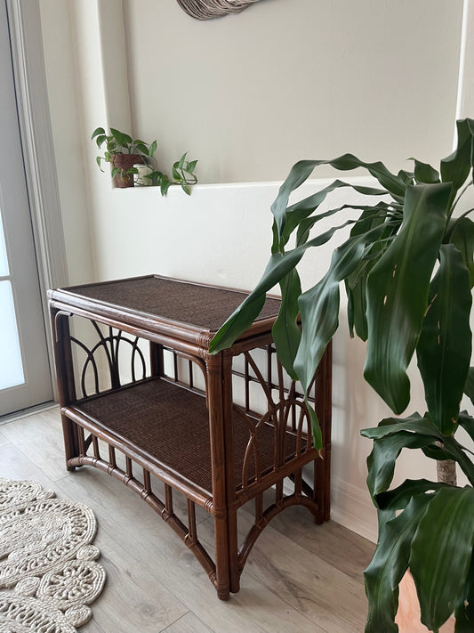 Rattan Console Table