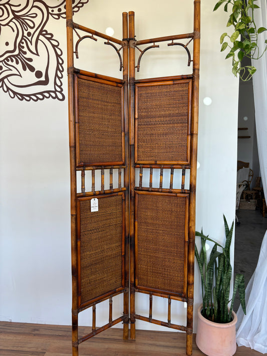 Bamboo Two Panel Room Divider