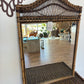 Brown Rattan Wall Mirror