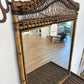 Brown Rattan Wall Mirror