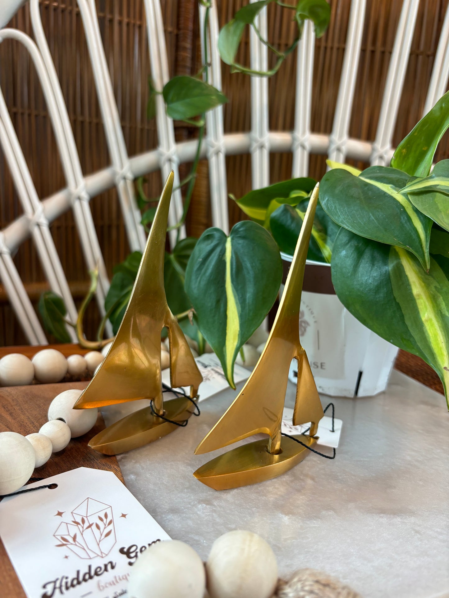 Brass Sail Boat