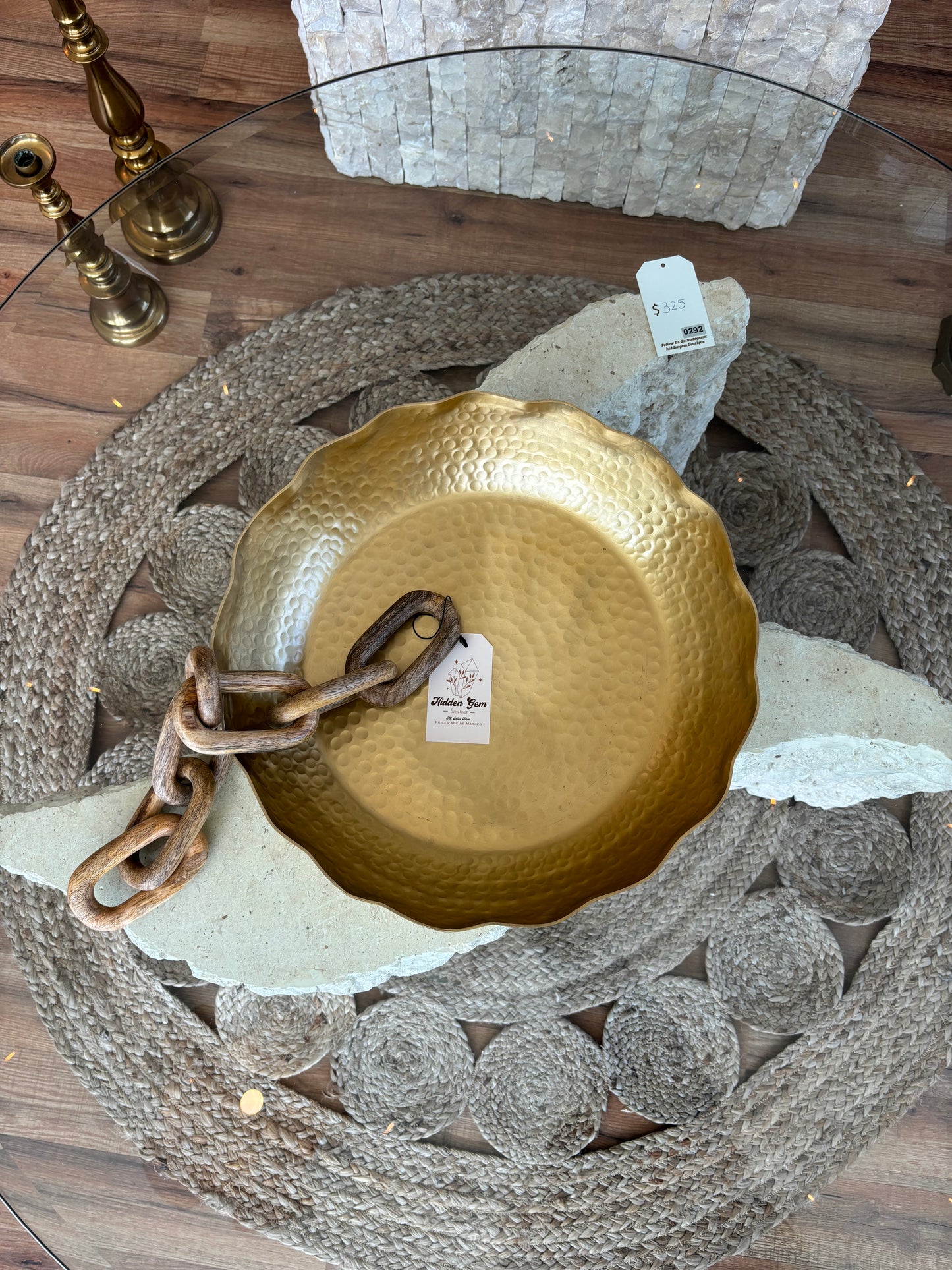 Oversized Golden Bowl