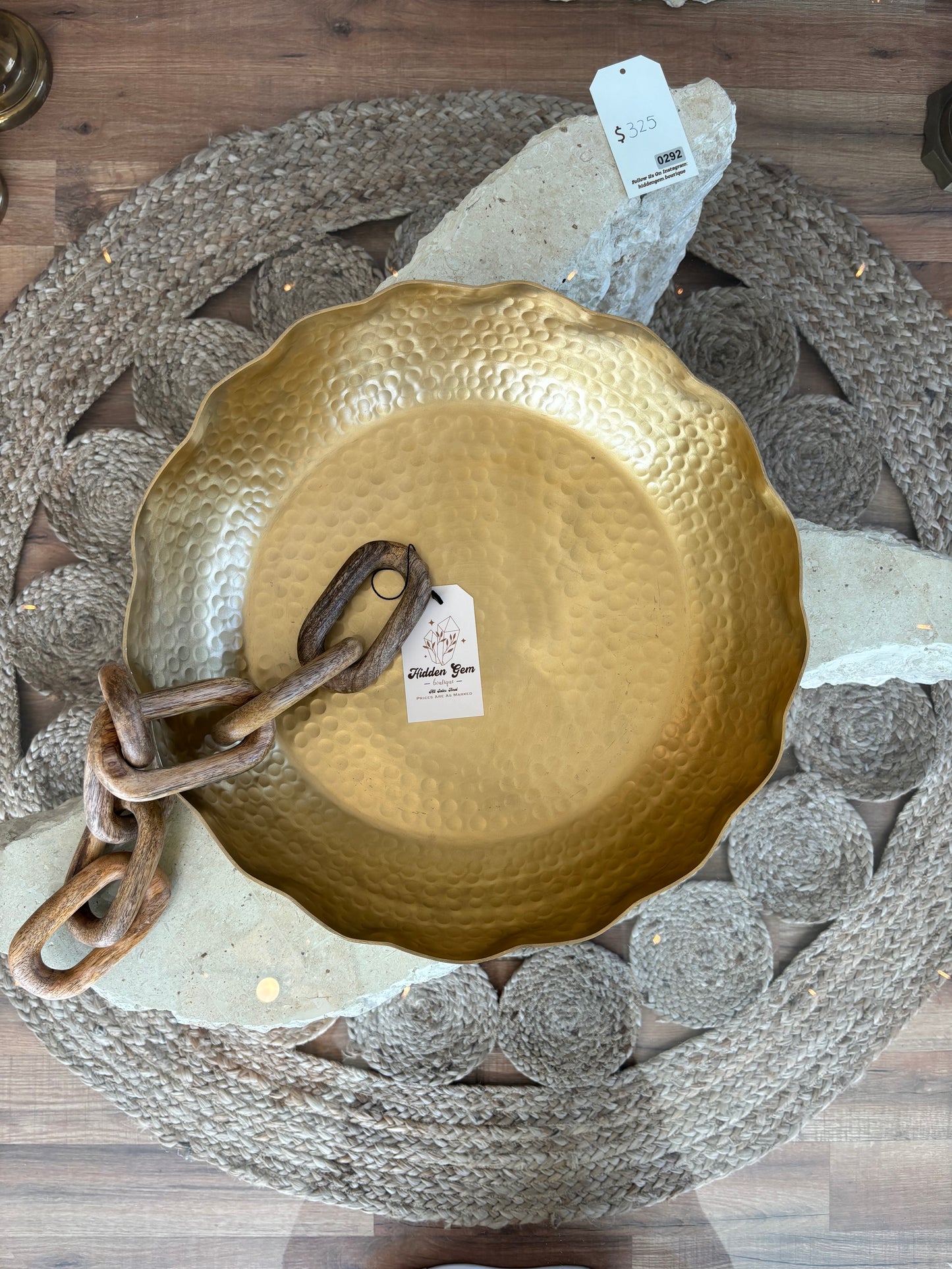 Oversized Golden Bowl