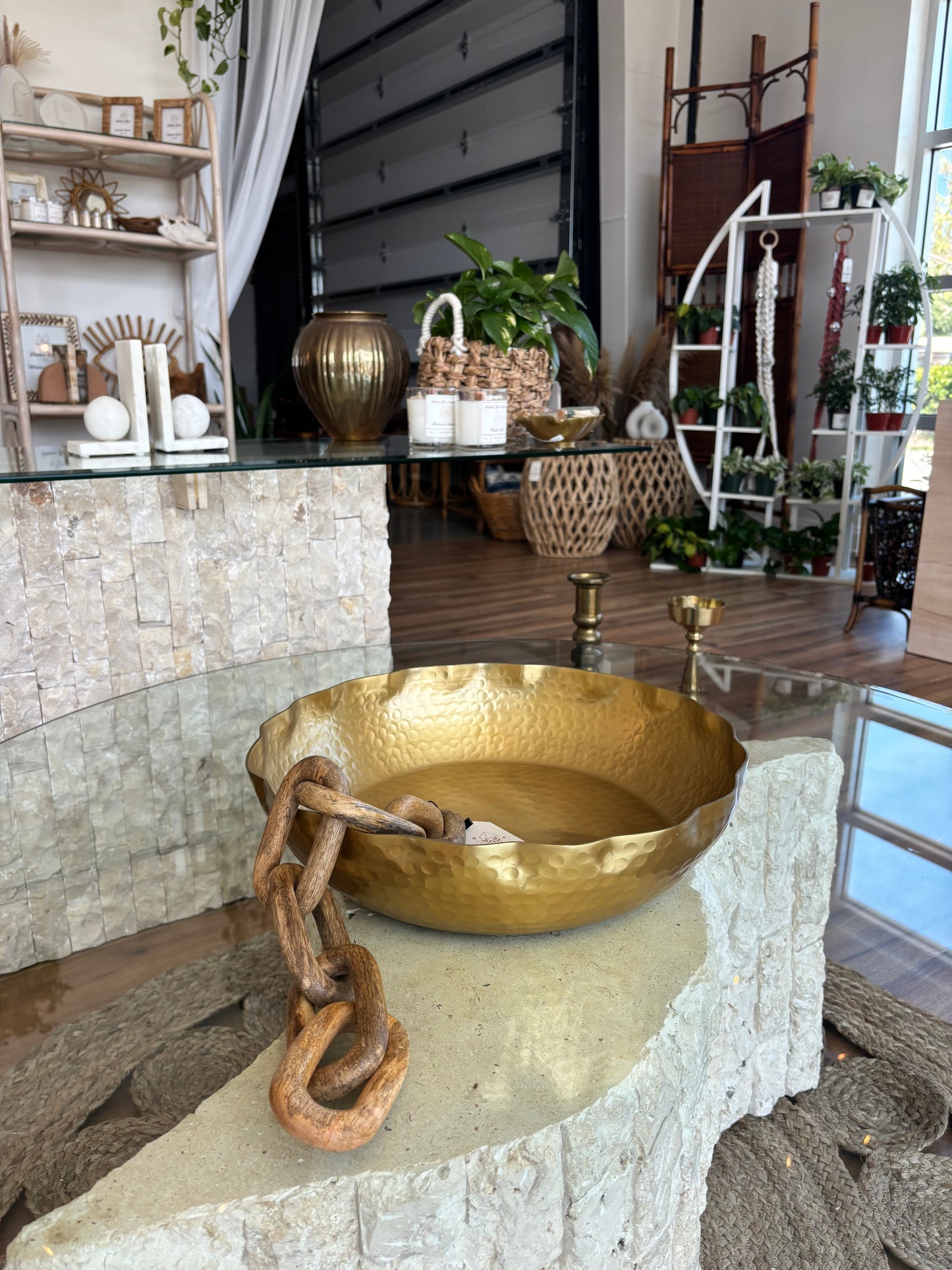 Oversized Golden Bowl