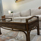 Dark Rattan Coffee Table